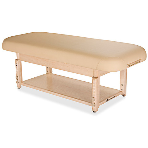 Living Earth Crafts Sonoma Flat Top Spa Treatment Table Shelf Base