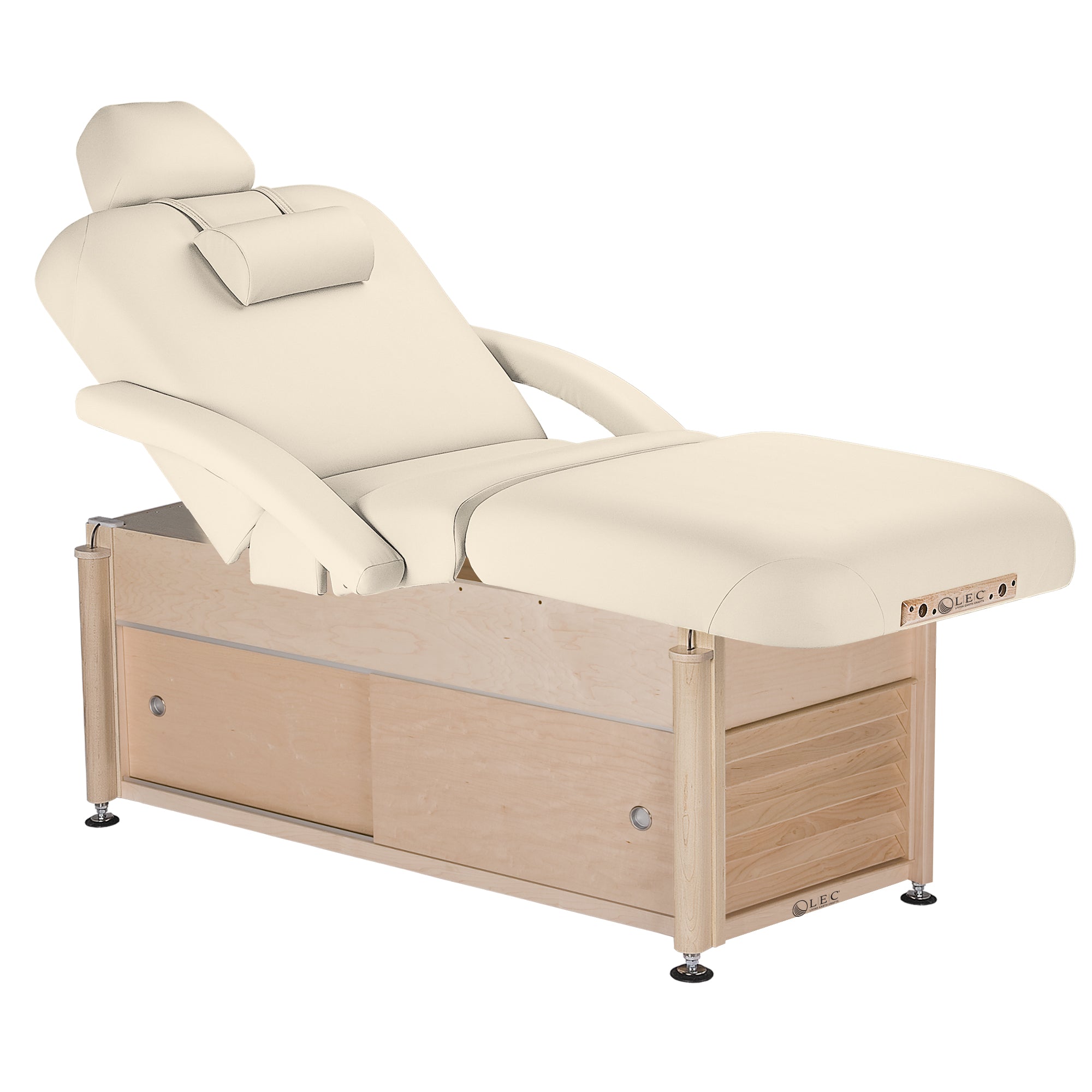 Living Earth Crafts Serenity Salon Treatment Table Cabinet Base w/ PowerAssist