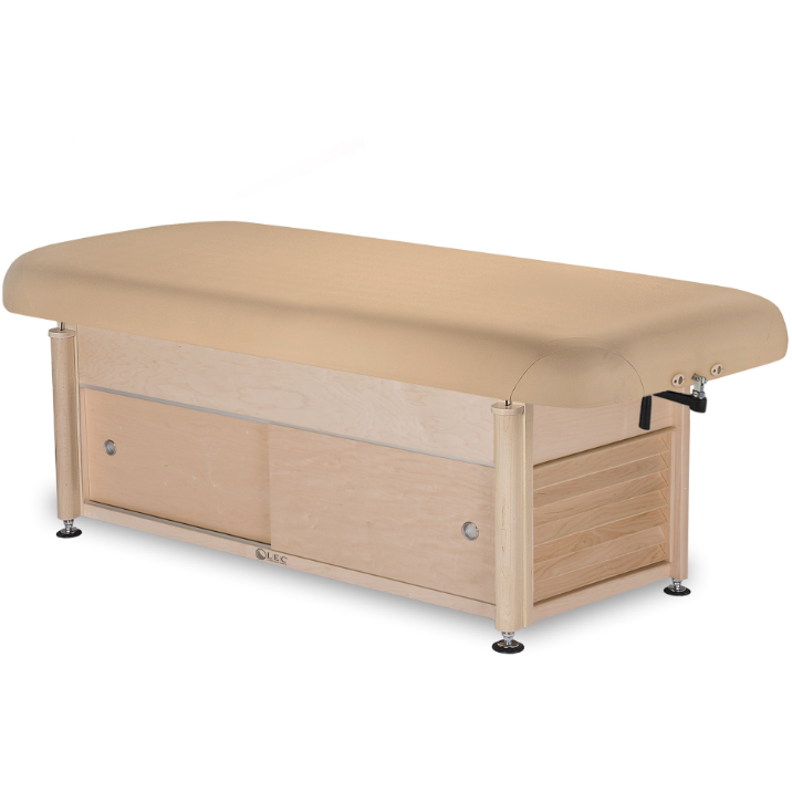 Living Earth Crafts Napa Flat Top Spa Treatment Table Cabinet Base