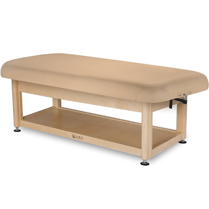 Living Earth Crafts Napa Flat Top Spa Treatment Table Shelf Base